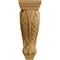 Ekena Millwork 6"W x 7 1/2"D x 18"H Extra Large Acanthus Wood Corbel, Alder CORW06X08X18ACAL - alternate 3